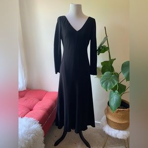 Ralph Lauren Black Midi Dress